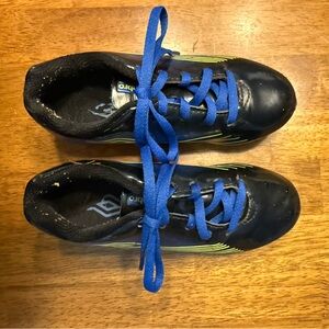 Umbro Kids Black and Blue Sneakers